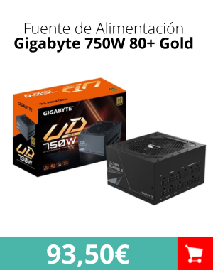 Gigabyte GP-UD750GM 750W 80 Plus Gold Modular