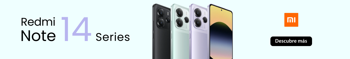 Smartphones Xiaomi Redmi Note 14 Series Negro, Verde, Violeta