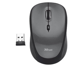 Trust Yvi 1600DPI Óptico Negro Wireless