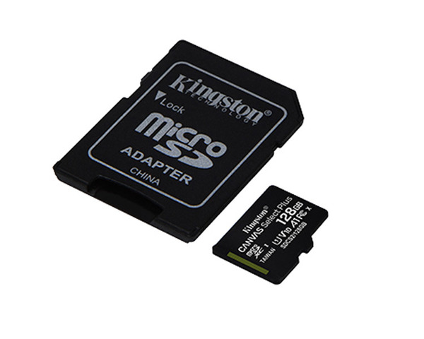 Kingston MicroSD 128GB Canvas Select Plus con Adaptador