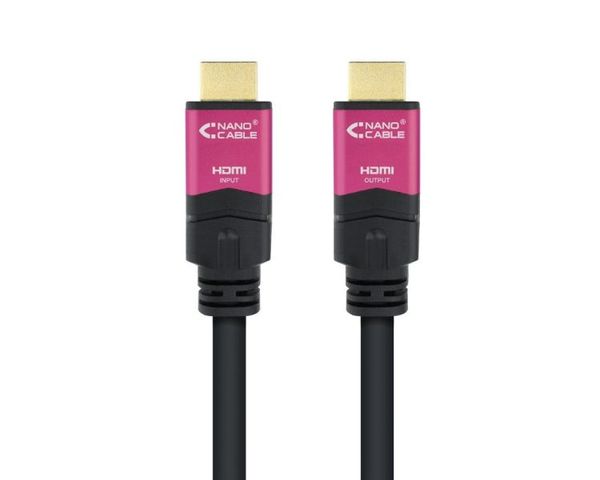 Nanocable Cable HDMI V2.0 4K 60Hz 18Gbps con repetidor Macho/Macho 25m
