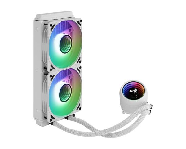 Aerocool Mirage L240 A-RGB Kit de Refrigeración Líquida Blanco