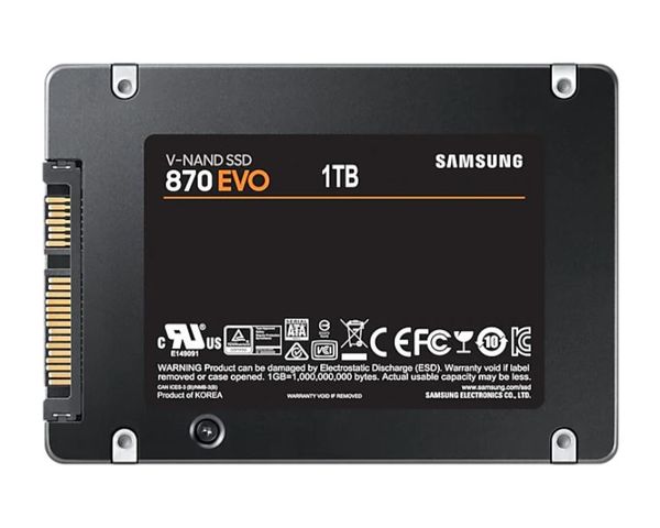 Samsung 870 EVO SSD 2.5" 1TB SATA3 Negro