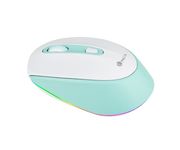 NGS Smog Ratón Óptico Inalámbrico 2400DPI Blanco/Menta