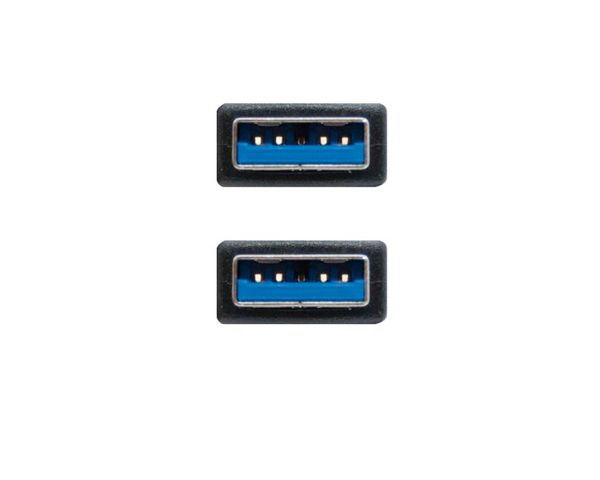 Nanocable Cable USB 3.0 Tipo A Macho 3 Metros Negro
