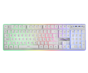 Mars Gaming MK220WES Teclado Gaming FRGB Blanco