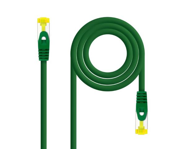 Nanocable Cable de Red Latiguillo RJ45 SFTP Cat.6 AWG26 25cm Verde