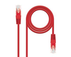 Nanocable Cable de Red Latiguillo RJ45 UTP Cat.6 AWG24 30cm Rojo