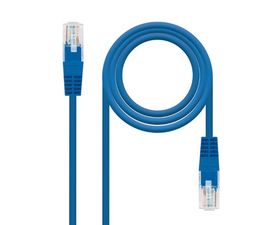 Nanocable Cable de Red Latiguillo RJ45 UTP Cat.6 AWG24 30cm Azul
