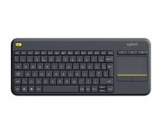 Logitech K400+ Teclado Inalámbrico con Touchpad Negro