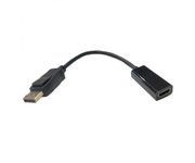 3Go Cable Adaptador DisplayPort A HDMI Macho/Hembra 15cm Negro
