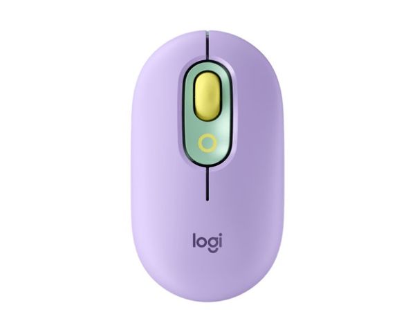Logitech POP Daydream Ratón Inalámbrico Emoji Personalizable 4000DPI Lila
