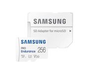 Samsung PRO Endurance microSDXC 256GB UHS-I V30 Clase 10 con Adaptador