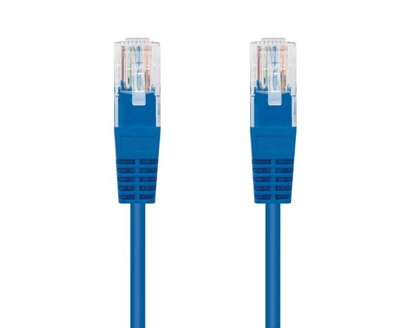 Nanocable Cable de Red Latiguillo RJ45 UTP Cat.65E AWG24 0.5m Azul