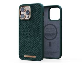 Njord Jord Magsafe para iPhone 12/13/14 Pro MAX Piel de Salmón Verde