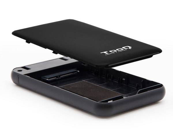 Tooq TQE-2528B Caja Externa USB 3.1 Negra para Disco Duro 2.5" SATAIII