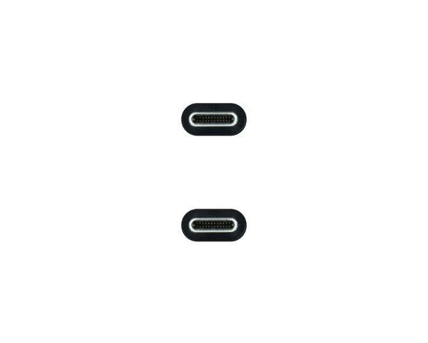 Nanocable Cable USB-C 3.1 Gen2 4K Macho/Macho 50cm Negro