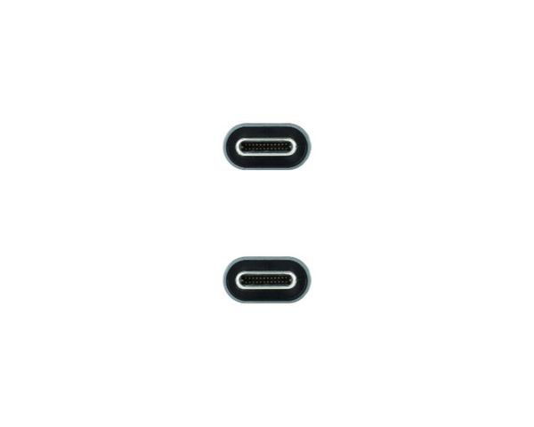 Nanocable Cable USB-C 3.2 Gen2x2 Macho/Macho 0.5m Negro