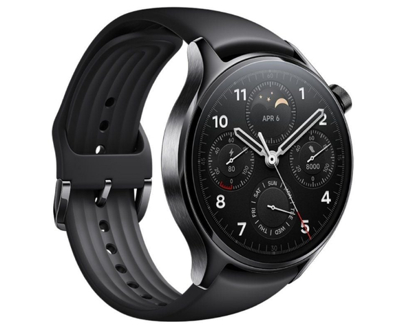 Xiaomi Watch S1 Pro Reloj Smartwatch Negro con Correa de Caucho Negra