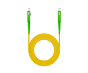 Nanocable Cable de Fibra Óptica SC/APC a SC/APC Monomodo Simplex LSZH 30m Amarillo