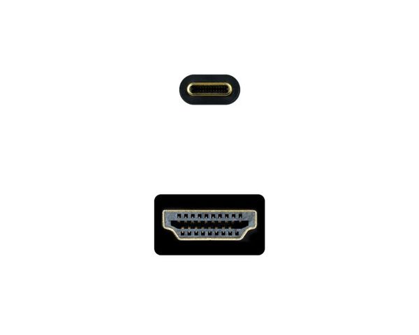 Nanocable Cable Conversor USB-C a HDMI 1.4 4K 30Hz 3m Negro