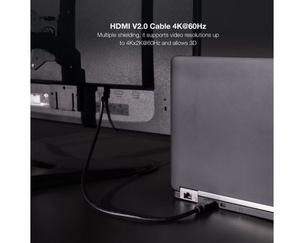 Nanocable Cable HDMI V2.0 4K 60Hz 18Gbps Macho/Macho 2m Negro