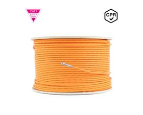 Nanocable Bobina Cable de Red Cat.7 SFTP PIMF AWG23 305m Naranja