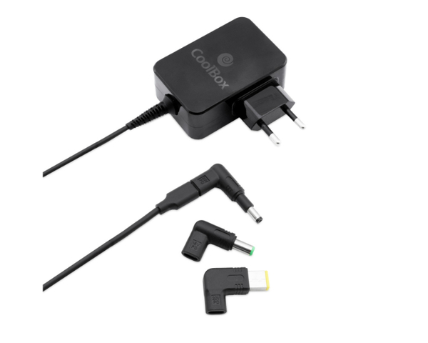 CoolBox COO-NB65-PDUC Cargador Universal para Portátil USB-C PD 65W Negro