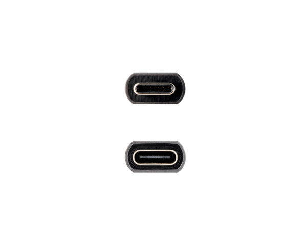 Nanocable Cable USB-C Macho a USB-C Hembra 3A 4K 2m Negro