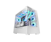 Mars Gaming MC-ULT Caja Gaming Custom XXL E-ATX Doble Cristal Templado + Puerta Lateral Blanco