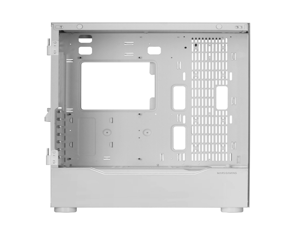 Mars Gaming MC-ULT Caja Gaming Custom XXL E-ATX Doble Cristal Templado + Puerta Lateral Blanco