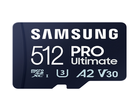 Samsung PRO Ultimate  MicroSDXC 512GB UHS-I Clase 10 con Adaptador