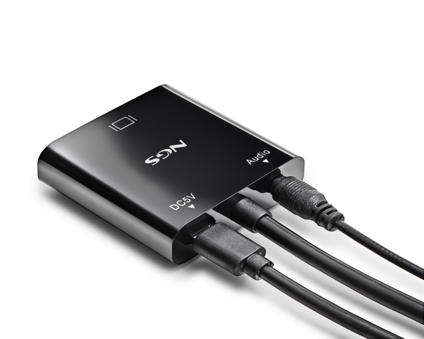 NGS Chamaleon Adaptador HDMI a SVGA/ Audio FullHD con Cable de Alimentación