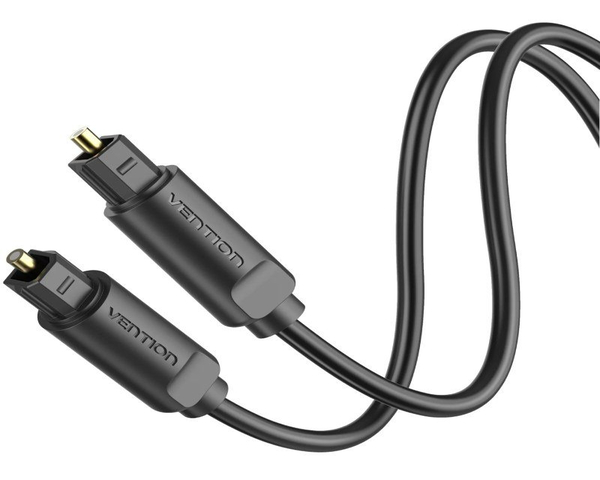 Vention Cable de Audio de Fibra Óptica Toslink 1m Negro
