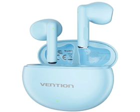 Vention ELF 06 NBKS0 Auriculares Bluetooth con Estuche de Carga y Autonomía de 6h Azules