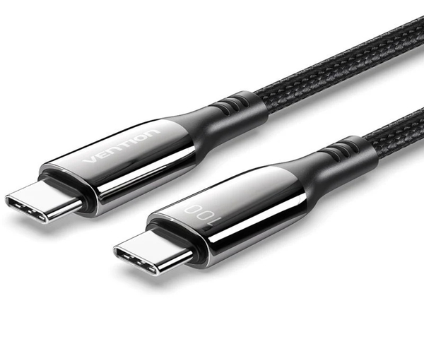 Vention CTKBAV Cable USB 2.0 Tipo-C Macho/Macho 1.2m Negro