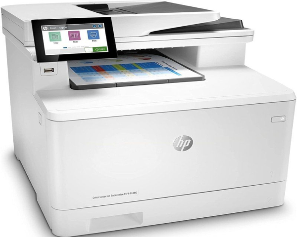 HP LaserJet Enterprise M480f Multifunción Láser Color NFC Blanco