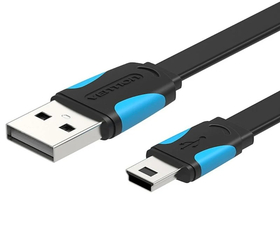 Vention VAS-A14-B050 Cable USB 2.0 Mini USB Macho a USB Macho 50cm Negro