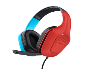 Trust GXT416S Zirox Auriculares Gaming Rojo/Azul