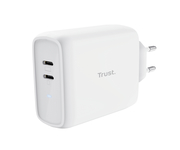 Trust Maxo Cargador de Pared 2xUSB-C 65W Blanco
