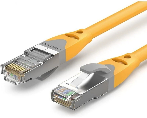 Vention IBHYD Cable de Red RJ45 UTP CAT.6A SFTP 0.5m Amarillo