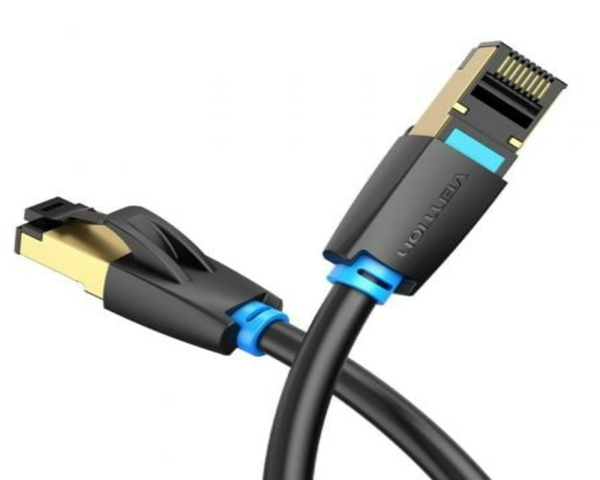 Vention IKABG Cable de Red RJ45 Cat.8 SFTP 1.5m Negro