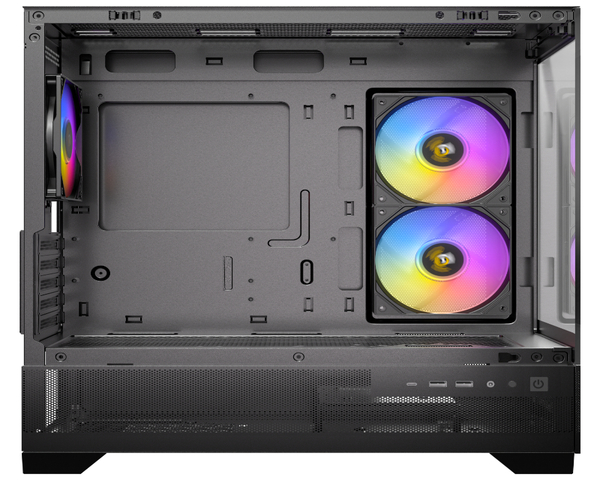 Antec CX500M Caja MicroATX RGB Cristal Templado Negro