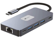 Leotec LEDS02 Docking Station 10 en1 USB-C PD 100W / HDMI 4K /USB 3.0 / RJ 45 /Micro SD