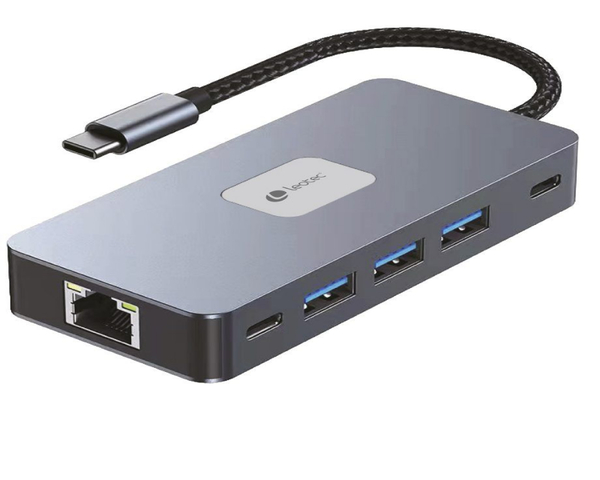 Leotec LEDS02 Docking Station 10 en1 USB-C PD 100W / HDMI 4K /USB 3.0 / RJ 45 /Micro SD