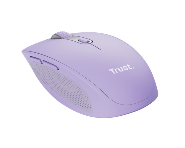 Trust Ozaa Ratón Óptico Inalámbrico Multidispositivo 3200DPI Morado