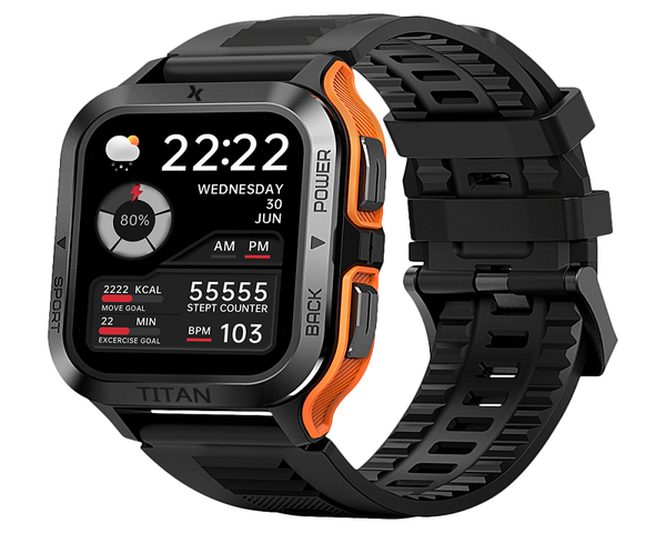 Maxcom FW67 Titan PRO Reloj Smartwatch Negro/Naranja