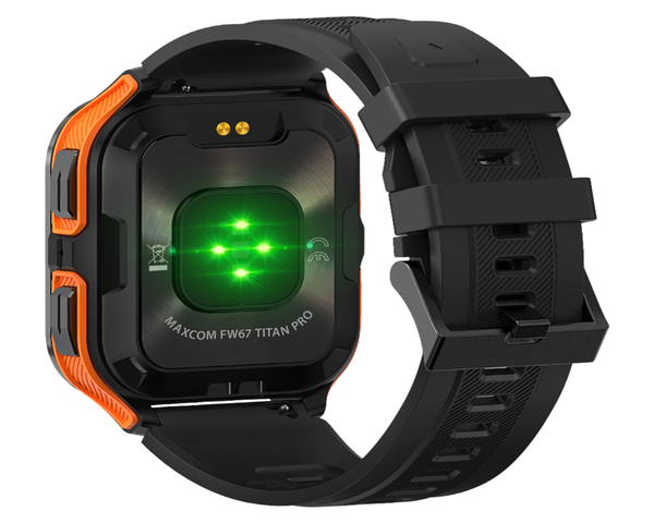 Maxcom FW67 Titan PRO Reloj Smartwatch Negro/Naranja