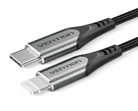 Vention Cable USB-C 2.0 a Lightning Macho/Macho 27W 2m Gris