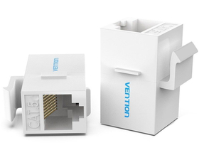 Vention VDD-B07-W Conector RJ45 Hembra a RJ45 Hembra Cat.5 Blanco